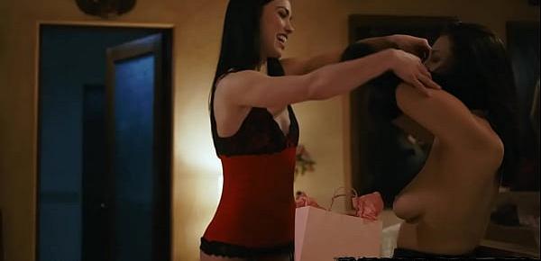  Steamy and erotic lesbian sex with classy lingerie